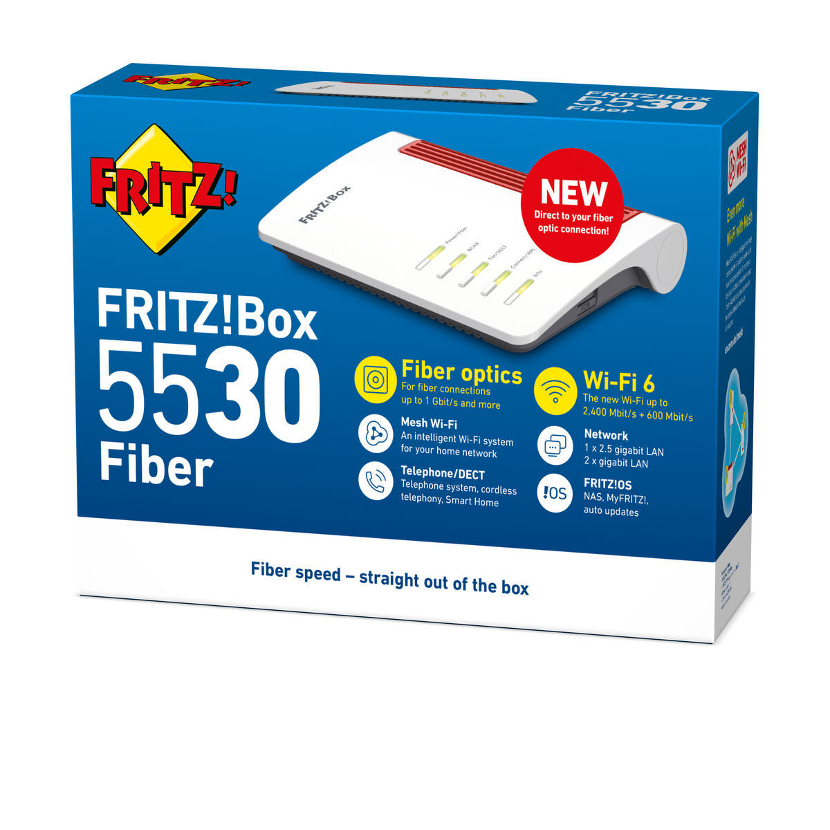 Ponto de Acesso Fritz! FRITZ BOX 5530 FIBER WRLS Branco - Webminds Shop